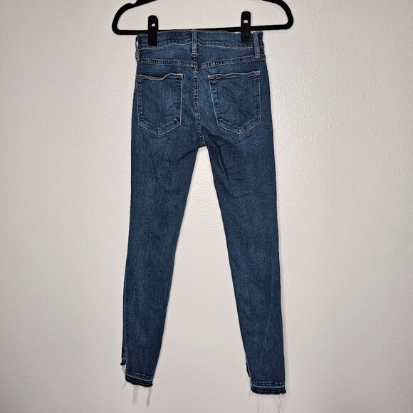 Frame Denim 25 Le High Skinny Jeans Released Step Hem Merrick Preppy Medium Wash - Picture 4 of 9